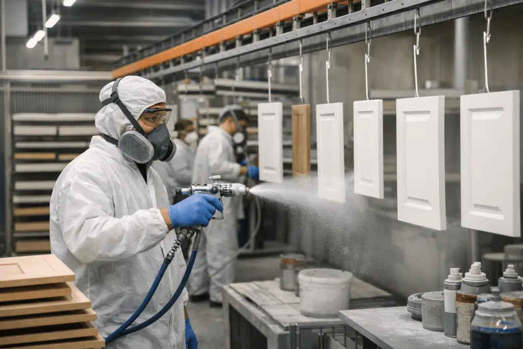 Почему производители мебели выбирают профессиональную покраску мебели